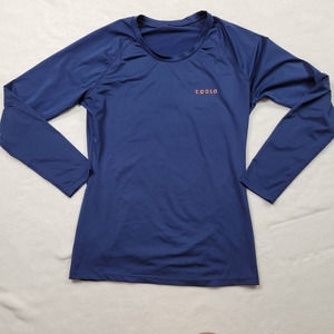Tesla  Women's S/M Dark Blue Progressive Sports Long Sleeve Shirt